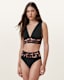 Xalia Mesh Leopard Print Bikini Top