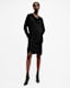 Amei Cowl Neck Draped Mini Dress