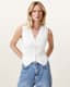 Cruz Ribbed Knitted Waistcoat