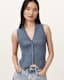 Cruz Ribbed Knitted Waistcoat