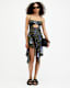 Niki Floral Bandeau Cut-Out Swimsuit