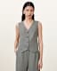 Averie Tencel Relaxed Fit Linen Blend Waistcoat
