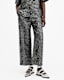Jemi Leopard Print Metallic Trousers