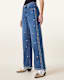 Blake Studded Wide Leg Denim Jeans