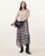 Donatella 2-In-1 Snake Print Midi Dress