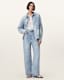 Blake Embellished Wide Leg Denim Jeans
