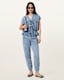 Val High-Rise Cargo Linen Blend Trousers