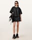 Krindle Leather Mini Skirt