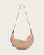 Half Moon Suede Shoulder Bag