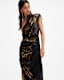 Laura Silk Blend One Shoulder Maxi Dress