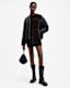 Eris Ruched Velvet Mini Dress