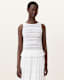Marion Shirred Sleeveless Top