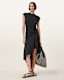 Annalie Asymmetric Midi Dress