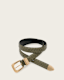 Nikita Snake Effect Leather Belt
