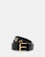 Kylin Skinny Leather Eyelet Belt
