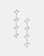 Lux Multi Star Drop Earrings