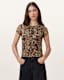 Ellie Mesh Print T-Shirt