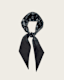 Flow Snake Print Logo Headscarf