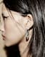 Heidi Xtal Hoop Earrings