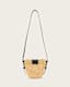 Ebro Woven Straw Cross Body Bag