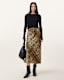 Hera Leopard Print 2-In-1 Midi Dress
