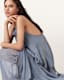Parachute Limited Edition Draped Silk Maxi Dress