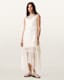 Clara Lace Trim Midi Dress