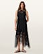 Clara Lace Trim Midi Dress