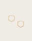 Hattie Hex Hoop Earrings