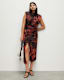 Isa Claudia Silk Blend Midi Dress