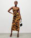 Amaya Alessandra Cut Out Midi Dress