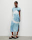Etta Mariana Silk Blend Tie Dye Dress