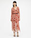 Liana Waimea Print V-Neck Maxi Dress