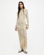 Jesse Metallic Crochet Midi Dress