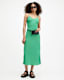 Bryony V-Neck Midi Slip Dress