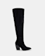 Reina Knee High Pointed Suede Boots