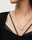 Heart Gold-Tone Logo Necklace