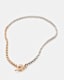 Box Chain Two Tone Necklace