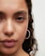 Hana Bead Titanium Hoop Earrings