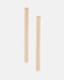 Eliza Gold Tone Long Fringed Earrings