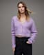 Wick Brushed V-Neck Cardigan