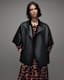 Bayla Bonded Leather Short Sleeve Jacket