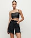 Betsy Leather Bandeau Top