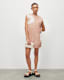 Mika Leather Tie Dye Relaxed Mini Dress
