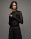 Francesco Long Sleeve Sheer Lace Top