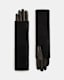 Zoya Extended Knitted Cuff Leather Gloves