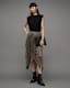 Veena Tulle Layered Midi Skirt