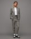Bea Woven Checked Skinny Fit Trousers