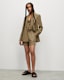 Deri Lyn Wide Fit Linen Blend Shorts