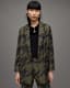 Aleida Toni Houndstooth Print Blazer